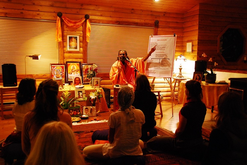 Swami travels regularly to Steamboat Spring, Colorado, to lecture.